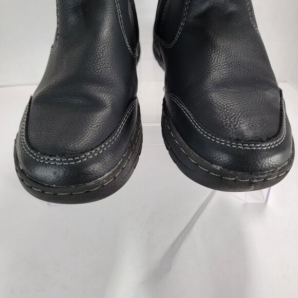 Khombu Addison Womens 6 Black Memory Foam Water Repellent Winter Vegan Boots - Picture 3 of 10